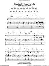 Cover icon of Hallelujah I Love Him So sheet music for guitar (tablature) by Eva Cassidy and Ray Charles, intermediate skill level