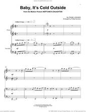 Cover icon of Baby, It's Cold Outside (arr. Phillip Keveren) sheet music for piano four hands by Frank Loesser and Phillip Keveren, intermediate skill level