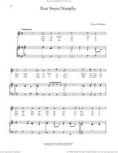 Cover icon of Rest, Sweet Nymphs sheet music for voice and piano (High Voice) by Francis Pilkington, Richard Walters and Steven Stolen, classical score, intermediate skill level