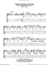 Cover icon of Take A Chance On Me sheet music for guitar solo (easy tablature) by ABBA, Benny Andersson and Bjorn Ulvaeus, easy guitar (easy tablature)
