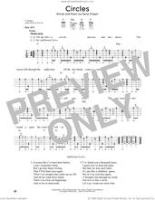 Cover icon of Circle (Circles) sheet music for banjo solo by Harry Chapin, Greg Cahill and Michael J. Miles, intermediate skill level