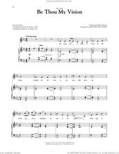 Cover icon of Be Thou My Vision sheet music for voice and piano (High Voice) by Traditional Irish, Richard Walters and Translated by Mary E. Byrne, intermediate skill level