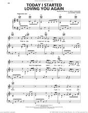 Cover icon of Today I Started Loving You Again sheet music for voice, piano or guitar by Merle Haggard and Bonnie Owens, intermediate skill level