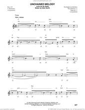 Cover icon of Unchained Melody sheet music for harmonica solo by The Righteous Brothers, Al Hibbler, Barry Manilow, Elvis Presley, Les Baxter, Alex North and Hy Zaret, intermediate skill level