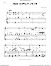 Cover icon of Hear My Prayer, O Lord sheet music for voice and piano (High Voice) by Antonin Dvorak and Richard Walters, classical score, intermediate skill level