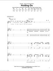 Cover icon of Holding On sheet music for guitar (tablature) by Pillar, Lester Estelle, Michael Wittig, Noah Henson and Rob Beckley, intermediate skill level
