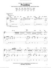 Cover icon of Frontline sheet music for guitar (tablature) by Pillar, Lester Estelle, Michael Wittig, Noah Henson and Rob Beckley, intermediate skill level