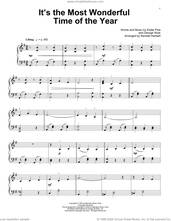 Cover icon of It's The Most Wonderful Time Of The Year (arr. Randall Hartsell) sheet music for piano solo (elementary) by Andy Williams, Randall Hartsell, Eddie Pola and George Wyle, beginner piano (elementary)