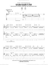 Cover icon of Underneath It All sheet music for guitar (tablature) by Pillar, Lester Estelle, Michael Wittig, Noah Henson and Rob Beckley, intermediate skill level