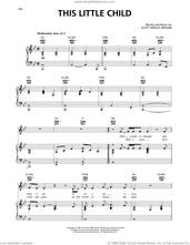 Cover icon of This Little Child sheet music for voice, piano or guitar by Scott Wesley Brown, intermediate skill level