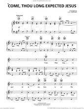 Cover icon of Come, Thou Long Expected Jesus sheet music for voice, piano or guitar by Steve Green and J.A.C. Redford (arr.), intermediate skill level