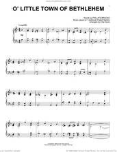 Cover icon of O' Little Town Of Bethlehem sheet music for piano solo by Mannheim Steamroller and Chip Davis, intermediate skill level