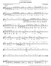 Cover icon of All My Heart Rejoices sheet music for voice and other instruments (fake book) by Steve Green, intermediate skill level