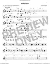 Cover icon of Made Me Glad sheet music for voice and other instruments (fake book) by Hillsong Worship and Miriam Webster, easy skill level