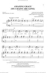 Cover icon of Amazing Grace (My Chains Are Gone) (arr. James Koerts) sheet music for choir (SATB: soprano, alto, tenor, bass) by Chris Tomlin, James Koerts, John Newton, Louie Giglio and Miscellaneous, intermediate skill level