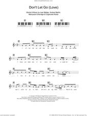 Cover icon of Don't Let Go (Love) sheet music for piano solo (chords, lyrics, melody) by En Vogue, Andrea Martin, Ivan Matias, Marqueze Etheridge and Organized Noise, intermediate piano (chords, lyrics, melody)