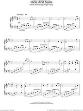 Cover icon of Hide And Seek sheet music for piano solo by Imogen Heap, intermediate skill level