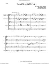 Cover icon of Sweet Georgia Brown (COMPLETE) sheet music for brass quintet by Canadian Brass, Ben Bernie, Luther Henderson and Maceo Pinkard and Kenneth Casey, intermediate skill level