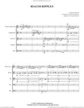 Cover icon of Rialto Ripples (COMPLETE) sheet music for brass quintet by Canadian Brass, George Gershwin and Luther Henderson, classical score, intermediate skill level