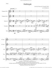 Cover icon of Hallelujah (COMPLETE) sheet music for brass quintet by Canadian Brass, Brandon Ridenour and Leonard Cohen, intermediate skill level