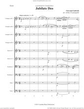 Cover icon of Jubilate Deo sheet music for brass quintet (full score) by Canadian Brass, Arthur Frackenpohl and Giovanni Gabrieli, classical score, intermediate skill level