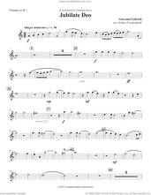 Cover icon of Jubilate Deo sheet music for brass quintet (Bb trumpet 1) by Canadian Brass, Arthur Frackenpohl and Giovanni Gabrieli, classical score, intermediate skill level