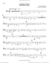 Cover icon of Jubilate Deo sheet music for brass quintet (tuba 2) by Canadian Brass, Arthur Frackenpohl and Giovanni Gabrieli, classical score, intermediate skill level