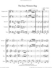 Cover icon of The Easy Winners Rag (COMPLETE) sheet music for brass quintet by Canadian Brass, Lee Norris and Scott Joplin, intermediate skill level