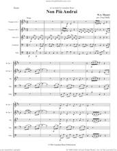 Cover icon of Non Piu Andrai (COMPLETE) sheet music for brass ensemble by Canadian Brass, Fred Mills and Wolfgang Amadeus Mozart, classical score, intermediate skill level