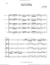 Cover icon of Fig Leaf Rag (COMPLETE) sheet music for brass ensemble by Canadian Brass, Lee Norris and Scott Joplin, intermediate skill level