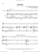 Cover icon of Granada sheet music for trumpet and piano by Canadian Brass, Don Bagley and Agustin Lara, classical score, intermediate skill level