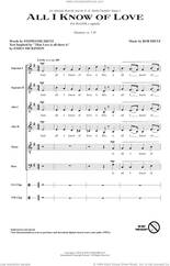 Cover icon of All I Know Of Love sheet music for choir (SSAATB) by Rob Dietz, Emily Dickinson and Stephanie Dietz, intermediate skill level