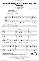 Cover icon of Beautiful Day/Best Day Of My Life (Medley) sheet music for choir (3-Part Mixed) by U2, Mac Huff, American Authors, Aaron Accetta, David Rublin, James Adam Shelley, Matthew Sanchez, Shep Goodman, Zachary Barnett and Bono, intermediate skill level