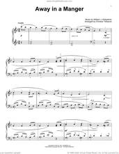 Cover icon of Away In A Manger (arr. Christos Tsitsaros) sheet music for voice and other instruments (E-Z Play) by William J. Kirkpatrick and Christos Tsitsaros, easy skill level