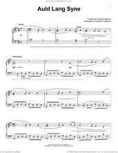 Cover icon of Auld Lang Syne (arr. Christos Tsitsaros) sheet music for voice and other instruments (E-Z Play) by Traditional Scottish Melody and Christos Tsitsaros, easy skill level