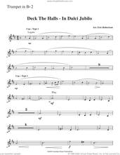 Cover icon of Deck the Halls, in dulci jubilo (with organ) sheet music for brass ensemble (Bb trumpet 2) by Canadian Brass, Eric Robertson and Miscellaneous, intermediate skill level