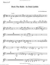 Cover icon of Deck the Halls, in dulci jubilo (with organ) sheet music for brass ensemble (f horn) by Canadian Brass, Eric Robertson and Miscellaneous, intermediate skill level