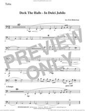 Cover icon of Deck the Halls, in dulci jubilo (with organ) sheet music for brass ensemble (tuba) by Canadian Brass, Eric Robertson and Miscellaneous, intermediate skill level