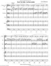 Cover icon of Deck the Halls - In Dulci Jubilo (with Organ) (COMPLETE) sheet music for brass ensemble by Canadian Brass, Eric Robertson and Miscellaneous, intermediate skill level