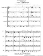 Cover icon of Grand Angelic March (COMPLETE) sheet music for brass quintet by Canadian Brass, Eric Robertson and Miscellaneous, classical score, intermediate skill level