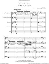 Cover icon of William Tell Overture (COMPLETE) sheet music for brass quintet by Canadian Brass, Gioacchino Rossini and Howard Cable, classical score, intermediate skill level