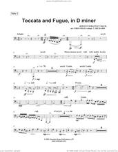 Cover icon of Toccata and Fugue in D Minor sheet music for brass quintet (tuba 1) by Canadian Brass, Fred Mills, Tony Rickard and Johann Sebastian Bach, classical score, intermediate skill level