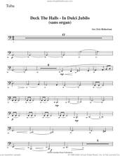 Cover icon of Deck the Halls, in dulci jubilo sheet music for brass ensemble (tuba) by Canadian Brass, Eric Robertson and Miscellaneous, intermediate skill level