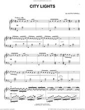 Cover icon of City Lights sheet music for piano solo by Austin Farwell, classical score, intermediate skill level