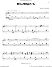 Cover icon of Dreamscape sheet music for piano solo by Austin Farwell, classical score, intermediate skill level