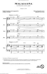 Cover icon of Malaguena sheet music for choir (SATB: soprano, alto, tenor, bass) by Ernesto Lecuona, Audrey Snyder and Marian Banks, intermediate skill level