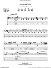 Cover icon of I'm Moving On sheet music for guitar (tablature) by Taste and Hank Snow, intermediate skill level