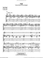 Cover icon of Hail sheet music for guitar (tablature) by Taste and Rory Gallagher, intermediate skill level