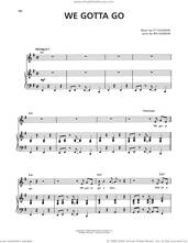 Cover icon of We Gotta Go (from The Life) sheet music for voice and piano by Cy Coleman and Ira Gasman, intermediate skill level