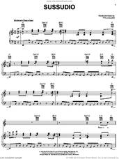 Cover icon of Sussudio sheet music for voice, piano or guitar by Phil Collins and Philip Collins, intermediate skill level